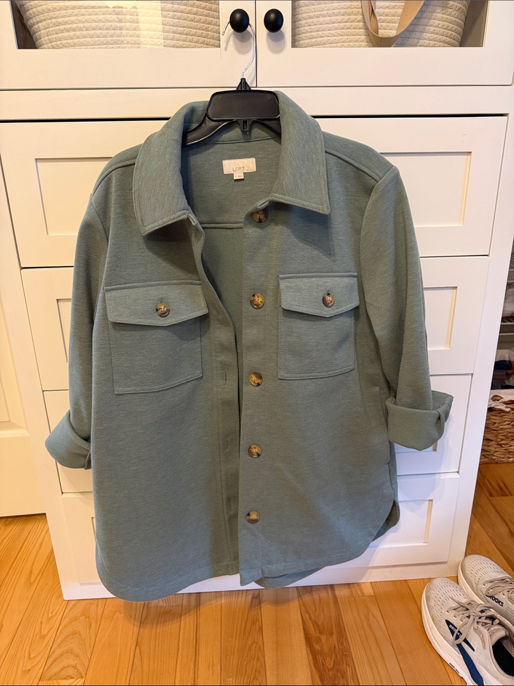 Oversized shacket.